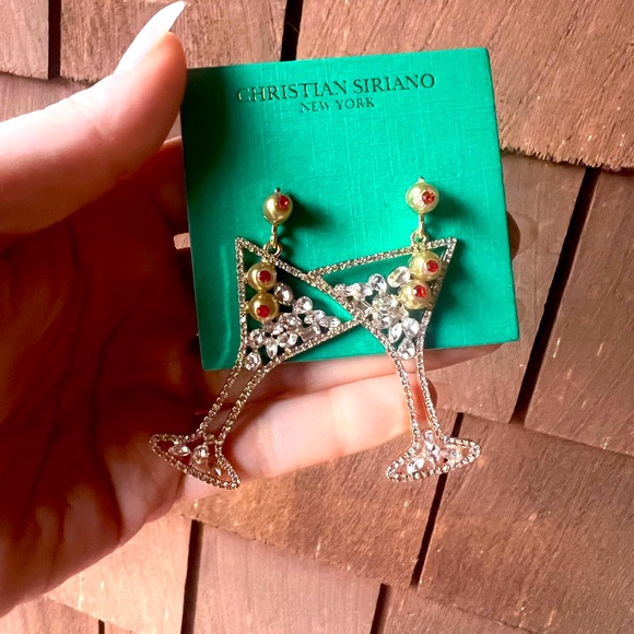 Christian Siriano Jewelry - Martini Earrings